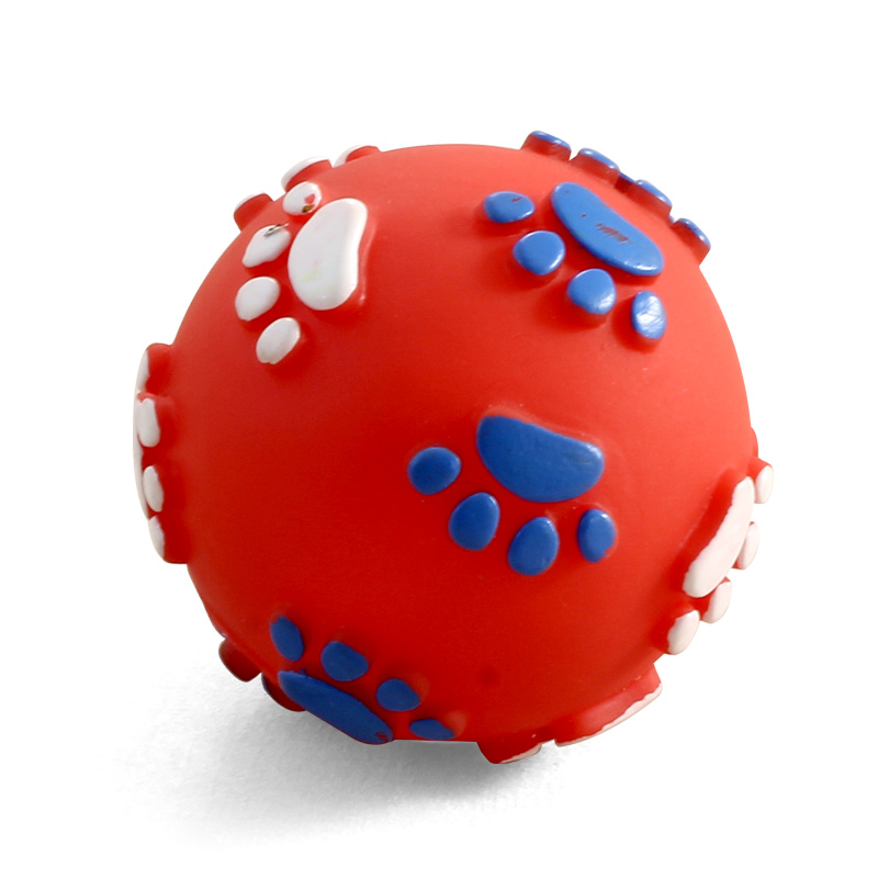Игрушка для собак Triol из винила "Мяч с лапками", d60мм