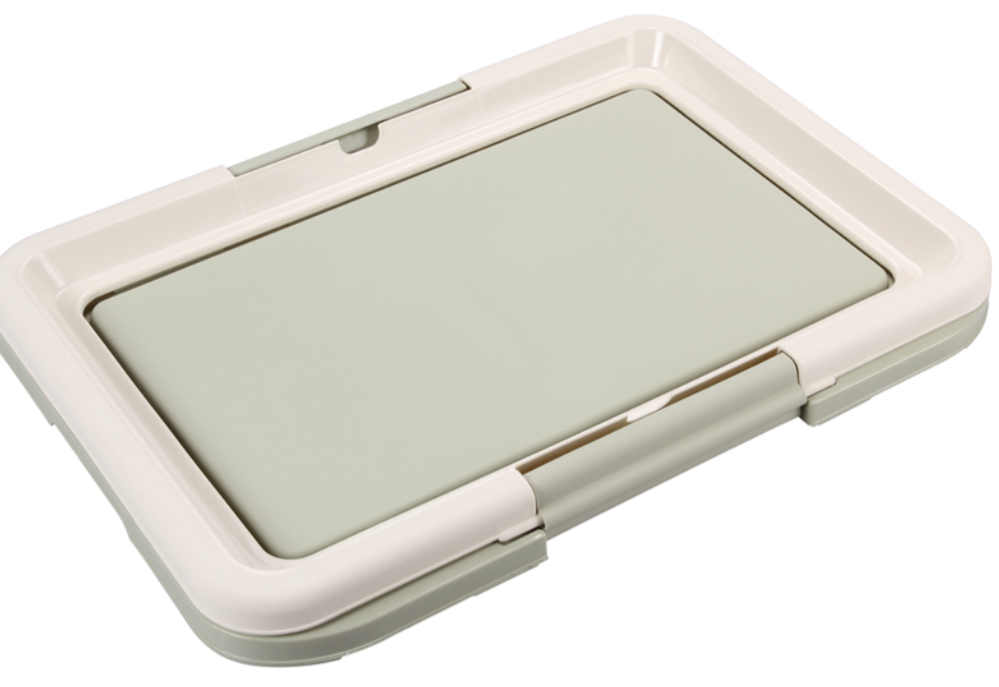 Туалет для собак &quot;Интерьер&quot; L, оливковый/белый, 630*490*40мм, серия HYGIENE, Triol