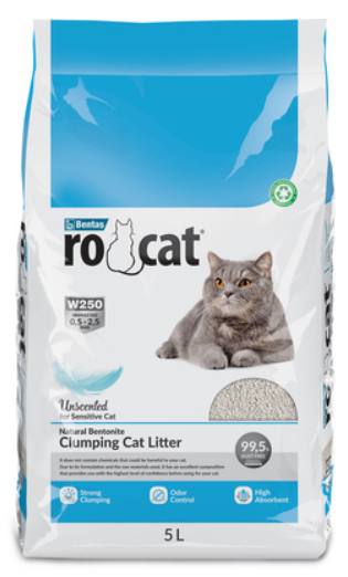 Ro Cat Комкующийся наполнитель без пыли &quot;Натуральный&quot;, пакет 4,25 кг