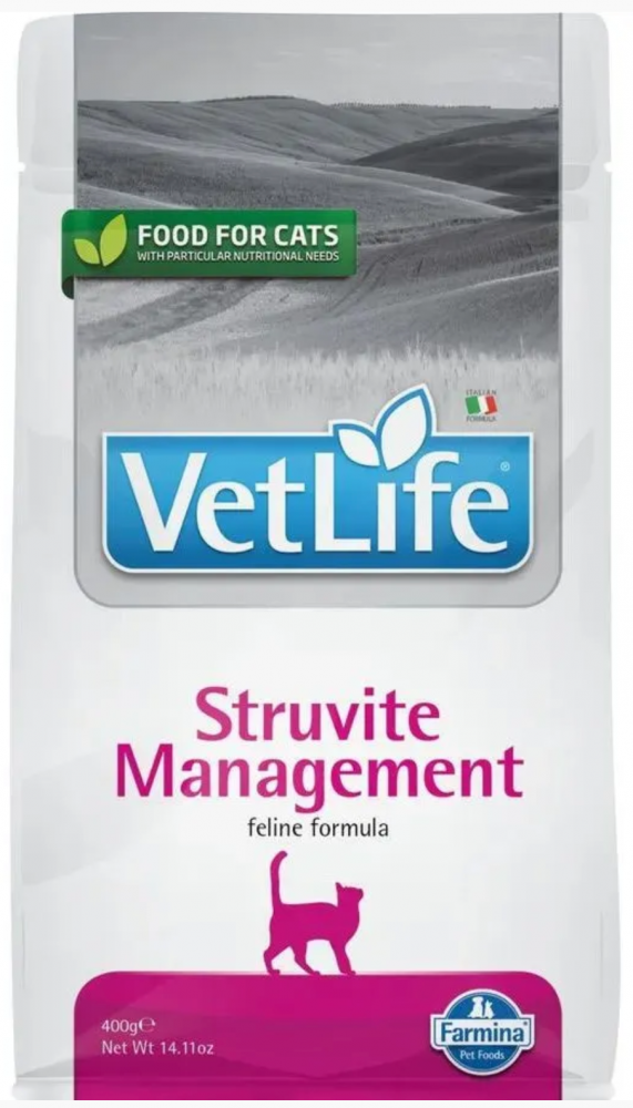 Корм Farmina (Фармина) Vet Life Cat Struvite Management при МКБ для кошек