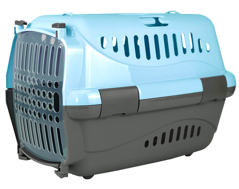 Переноска пластик &quot;Турне&quot; с прозрачной дверцей,  М 48*32*32 смм