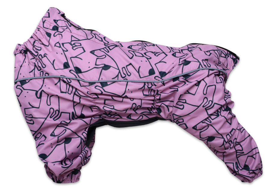 Дождевик для собаки LionPets Woopy SLM-8321 девочка (Размер 6 (Длина спинки 39, грудь 48-60,шея 35-45))