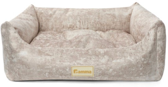 Лежанка для животных прямоугольная &laquo;Искра&raquo; S, бежевая, 420*400*150мм