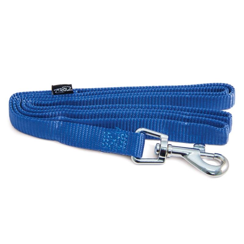 Комплект мягкая шлейка-жилетка и поводок нейлоновый синий