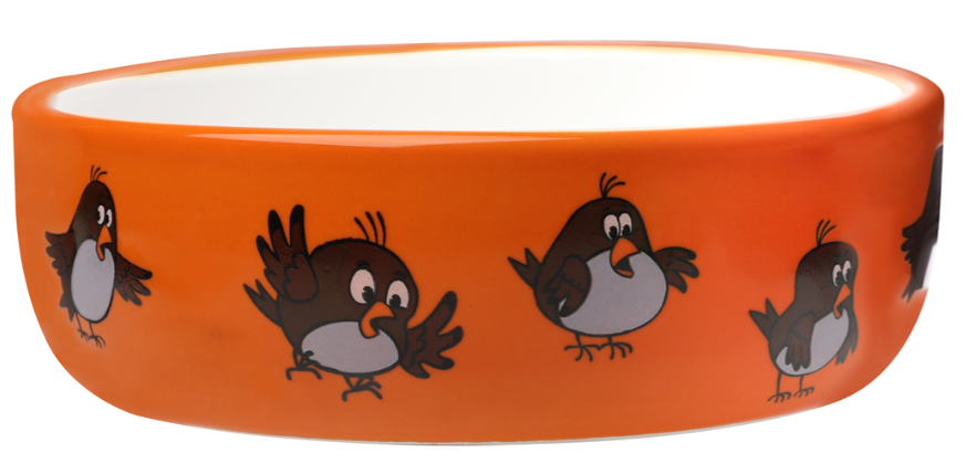 Triol СОЮЗМУЛЬТФИЛЬМ Миска для животных керамическая "Сытый кот", 0.35л