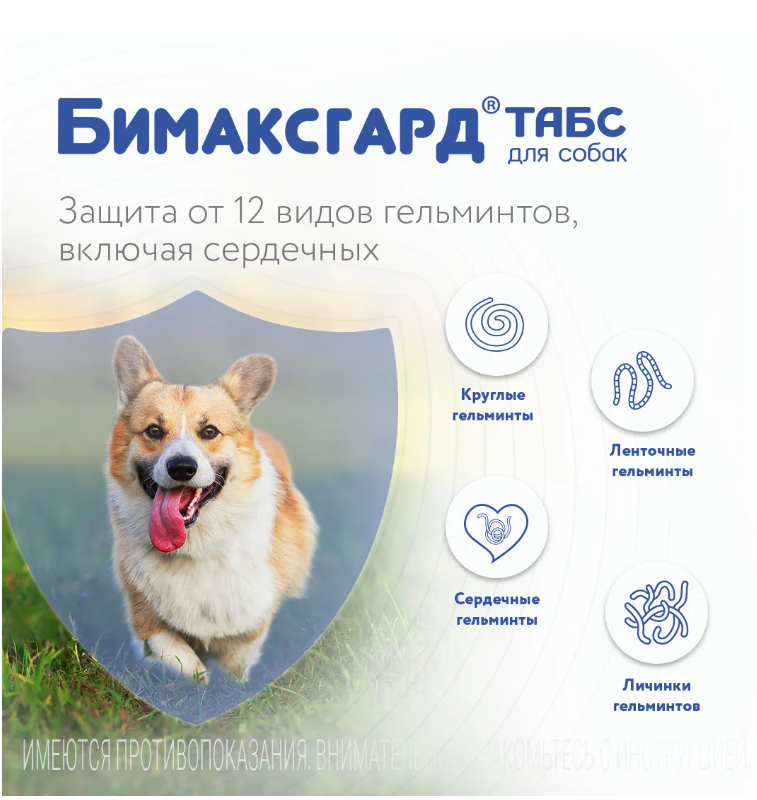Бимаксгард&reg; ТАБС для крупных собак, 2 таб