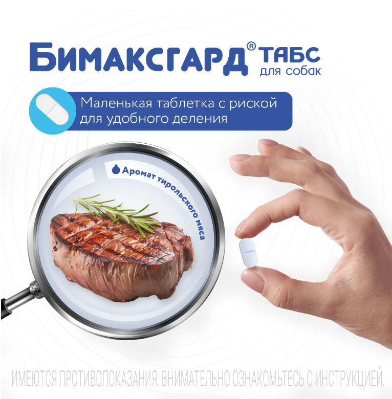 Бимаксгард&reg; ТАБС для крупных собак, 2 таб